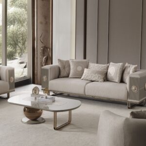 European Pasifik sofa set with coffee table contemporary living room USA